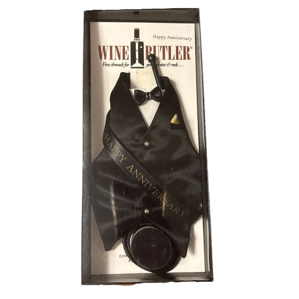 Wine Butler Fine Threads For Your Whites And Reds Anniversary Best And Hat